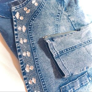 Plus Juniors Denim Jacket